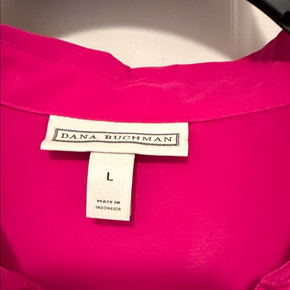 Fuchsia Button-Down Shirt - Picture 2 of 3